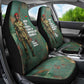 Burkina Faso Thomas Sankara Car Seat Cover with Military Stance and Anti-Imperialist Quote Tribute Design - African Pride