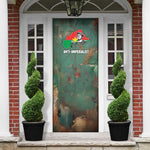 Burkina Faso Thomas Sankara Door Cover with Military Stance and Anti-Imperialist Quote Tribute Design - African Pride