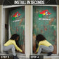 Burkina Faso Thomas Sankara Door Cover with Military Stance and Anti-Imperialist Quote Tribute Design - African Pride