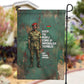 Burkina Faso Thomas Sankara Garden Flag with Military Stance and Anti-Imperialist Quote Tribute Design - African Pride