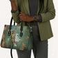 Burkina Faso Thomas Sankara Leather Bag with Military Stance and Anti-Imperialist Quote Tribute Design - African Pride