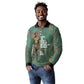 Burkina Faso Thomas Sankara Long Sleeve Polo Shirt with Military Stance and Anti-Imperialist Quote Tribute Design - African Pride