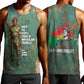 Burkina Faso Thomas Sankara Men Tank Top with Military Stance and Anti-Imperialist Quote Tribute Design - African Pride