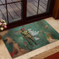 Burkina Faso Thomas Sankara Rubber Doormat with Military Stance and Anti-Imperialist Quote Tribute Design - African Pride
