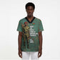 Burkina Faso Thomas Sankara Scrub Top with Military Stance and Anti-Imperialist Quote Tribute Design - African Pride