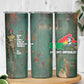 Burkina Faso Thomas Sankara Skinny Tumbler with Military Stance and Anti-Imperialist Quote Tribute Design - African Pride