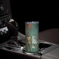 Burkina Faso Thomas Sankara Skinny Tumbler with Military Stance and Anti-Imperialist Quote Tribute Design - African Pride