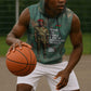 Burkina Faso Thomas Sankara Sleeveless Hoodie with Military Stance and Anti-Imperialist Quote Tribute Design - African Pride