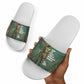 Burkina Faso Thomas Sankara Slide Sandals with Military Stance and Anti-Imperialist Quote Tribute Design - African Pride