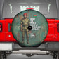 Burkina Faso Thomas Sankara Spare Tire Cover with Military Stance and Anti-Imperialist Quote Tribute Design - African Pride