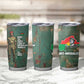 Burkina Faso Thomas Sankara Tumbler Cup with Military Stance and Anti-Imperialist Quote Tribute Design - African Pride