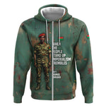 Burkina Faso Thomas Sankara Zip Hoodie with Military Stance and Anti-Imperialist Quote Tribute Design - African Pride