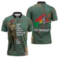 Burkina Faso Thomas Sankara Zipper Polo Shirt with Military Stance and Anti-Imperialist Quote Tribute Design - African Pride