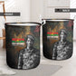 Thomas Sankara Laundry Basket Burkina Faso Africa Self-Reliance Message and Military Portrait - African Pride