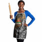Thomas Sankara Apron Burkina Faso Africa Self-Reliance Message and Military Portrait - African Pride