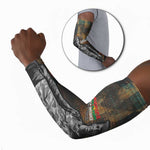 Thomas Sankara Arm Sleeves Burkina Faso Africa Self-Reliance Message and Military Portrait - African Pride