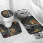 Thomas Sankara Bathroom Set Burkina Faso Africa Self-Reliance Message and Military Portrait - African Pride