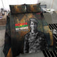 Thomas Sankara Bedding Set Burkina Faso Africa Self-Reliance Message and Military Portrait - African Pride