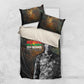 Thomas Sankara Bedding Set Burkina Faso Africa Self-Reliance Message and Military Portrait - African Pride