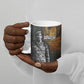Thomas Sankara Ceramic Mug Burkina Faso Africa Self-Reliance Message and Military Portrait - African Pride