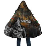 Thomas Sankara Cloak Burkina Faso Africa Self-Reliance Message and Military Portrait - African Pride