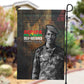 Thomas Sankara Garden Flag Burkina Faso Africa Self-Reliance Message and Military Portrait - African Pride