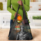 Thomas Sankara Grocery Bag Burkina Faso Africa Self-Reliance Message and Military Portrait - African Pride