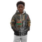 Thomas Sankara Kid Hoodie Burkina Faso Africa Self-Reliance Message and Military Portrait - African Pride