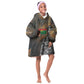 Thomas Sankara Kid Wearable Blanket Hoodie Burkina Faso Africa Self-Reliance Message and Military Portrait - African Pride