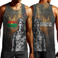 Thomas Sankara Men Tank Top Burkina Faso Africa Self-Reliance Message and Military Portrait - African Pride