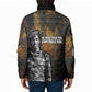 Thomas Sankara Padded Jacket Burkina Faso Africa Self-Reliance Message and Military Portrait - African Pride