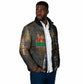 Thomas Sankara Padded Jacket Burkina Faso Africa Self-Reliance Message and Military Portrait - African Pride