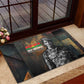 Thomas Sankara Rubber Doormat Burkina Faso Africa Self-Reliance Message and Military Portrait - African Pride