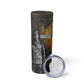 Thomas Sankara Skinny Tumbler Burkina Faso Africa Self-Reliance Message and Military Portrait - African Pride