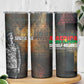 Thomas Sankara Skinny Tumbler Burkina Faso Africa Self-Reliance Message and Military Portrait - African Pride