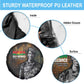 Thomas Sankara Spare Tire Cover Burkina Faso Africa Self-Reliance Message and Military Portrait - African Pride