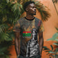 Thomas Sankara T shirt Burkina Faso Africa Self-Reliance Message and Military Portrait - African Pride