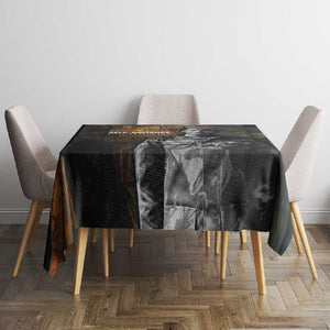 Thomas Sankara Tablecloth Burkina Faso Africa Self-Reliance Message and Military Portrait - African Pride