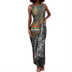 Thomas Sankara Tank Maxi Dress Burkina Faso Africa Self-Reliance Message and Military Portrait - African Pride