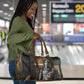 Thomas Sankara Travel Bag Burkina Faso Africa Self-Reliance Message and Military Portrait - African Pride