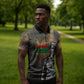 Thomas Sankara Zipper Polo Shirt Burkina Faso Africa Self-Reliance Message and Military Portrait - African Pride