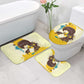 Angela Davis Bathroom Set Bold Pop Art Style Freedom Is a Constant Struggle Quote Civil Rights Activist - African Pride
