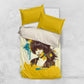 Angela Davis Bedding Set Bold Pop Art Style Freedom Is a Constant Struggle Quote Civil Rights Activist - African Pride