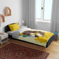 Angela Davis Bedding Set Bold Pop Art Style Freedom Is a Constant Struggle Quote Civil Rights Activist - African Pride