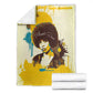 Angela Davis Blanket Bold Pop Art Style Freedom Is a Constant Struggle Quote Civil Rights Activist - African Pride