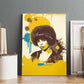 Angela Davis Canvas Wall Art Bold Pop Art Style Freedom Is a Constant Struggle Quote Civil Rights Activist - African Pride