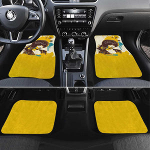 Angela Davis Car Mats Bold Pop Art Style Freedom Is a Constant Struggle Quote Civil Rights Activist - African Pride
