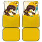 Angela Davis Car Mats Bold Pop Art Style Freedom Is a Constant Struggle Quote Civil Rights Activist - African Pride