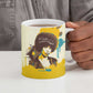 Angela Davis Ceramic Mug Bold Pop Art Style Freedom Is a Constant Struggle Quote Civil Rights Activist - African Pride