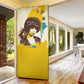 Angela Davis Door Cover Bold Pop Art Style Freedom Is a Constant Struggle Quote Civil Rights Activist - African Pride